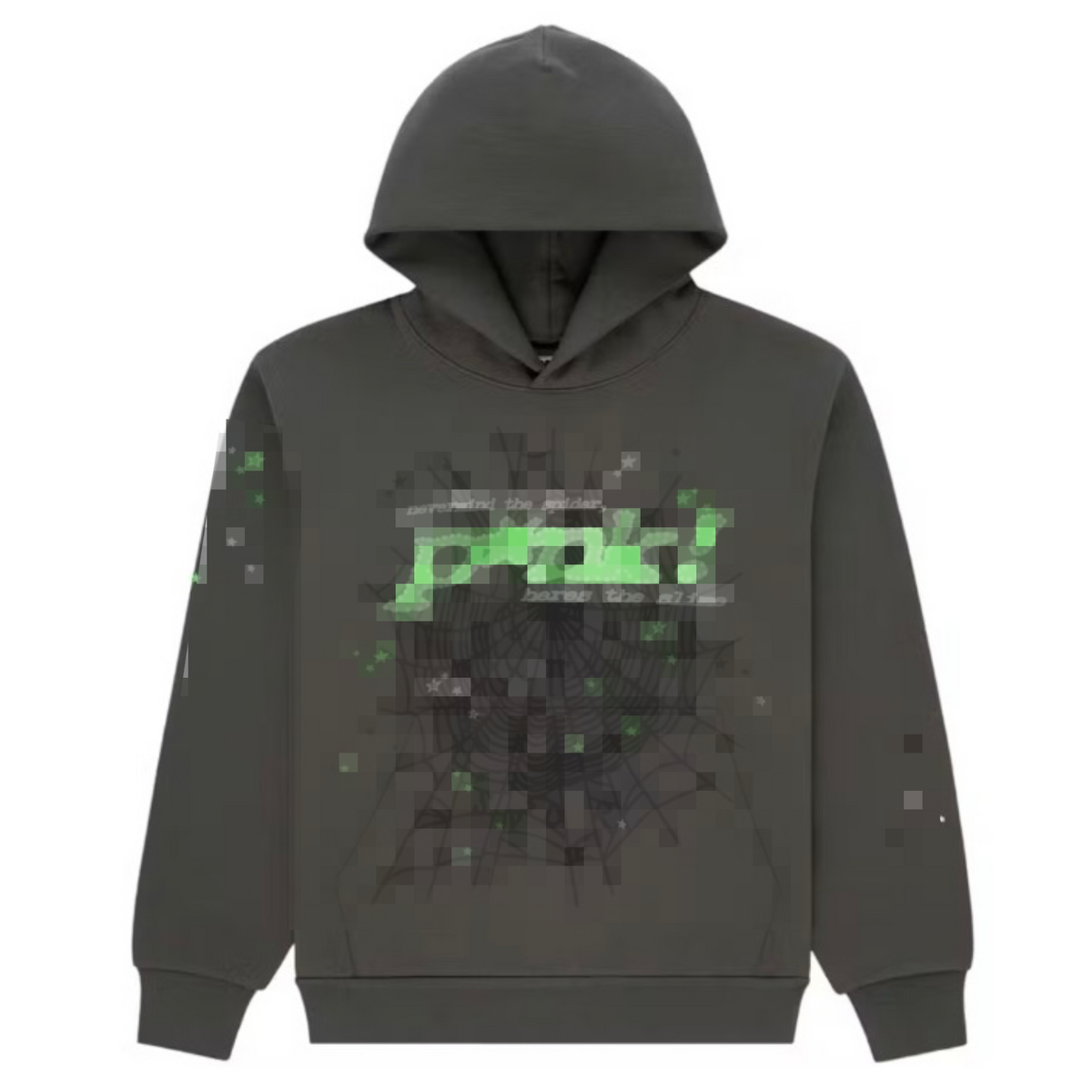 Sp*der Hoodie Dark Gray/ Light Gray