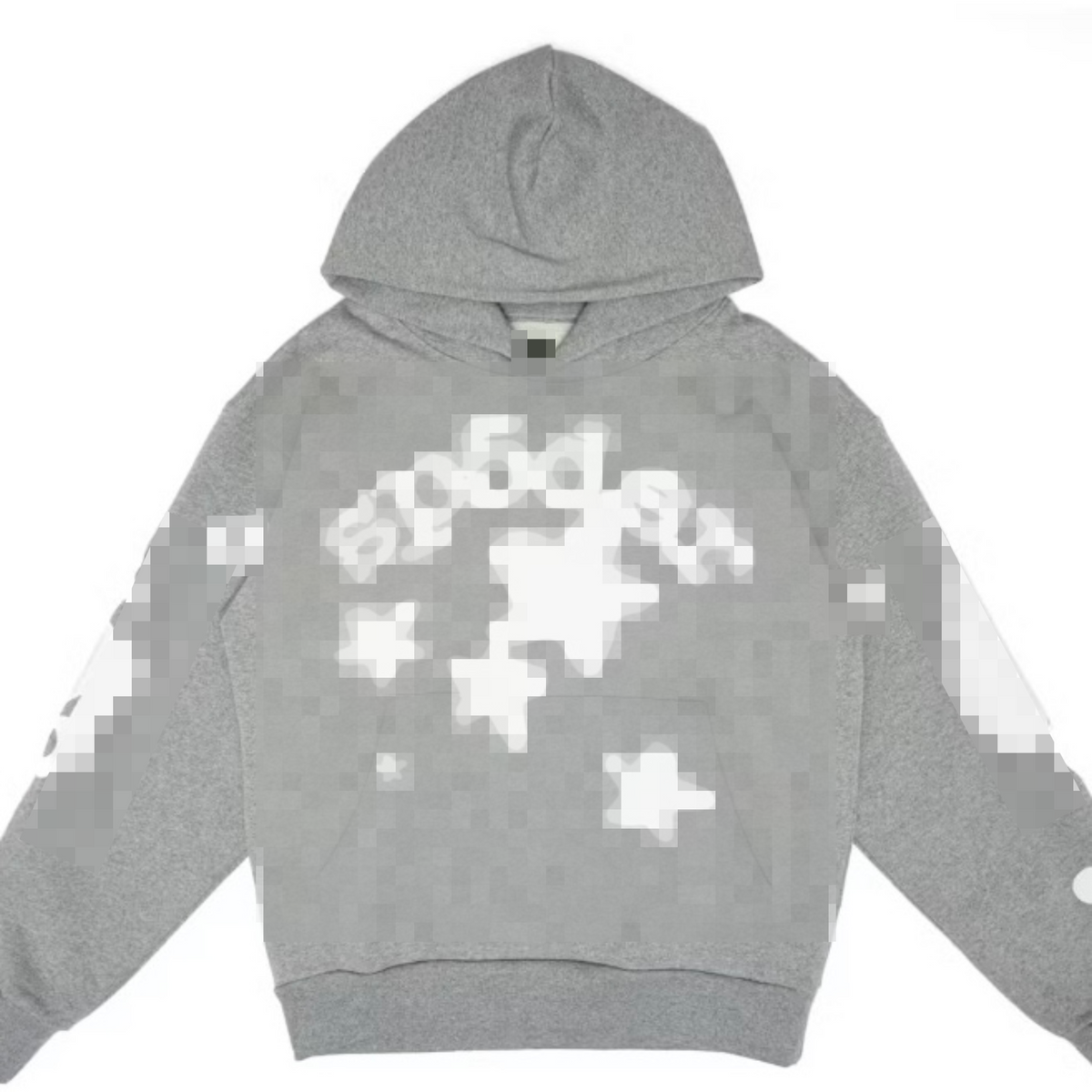 Sp*der Hoodie Dark Gray/ Light Gray